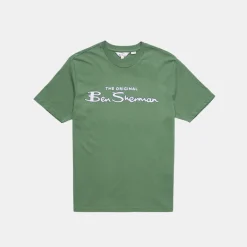 Ben Sherman Chest Pocket T-Shirt Regular Fit Rich Fern