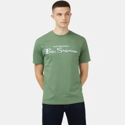 Ben Sherman Chest Pocket T-Shirt Regular Fit Rich Fern